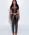 Viper Lace Up Pants Black