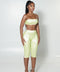 Lime Liquid Capri Set