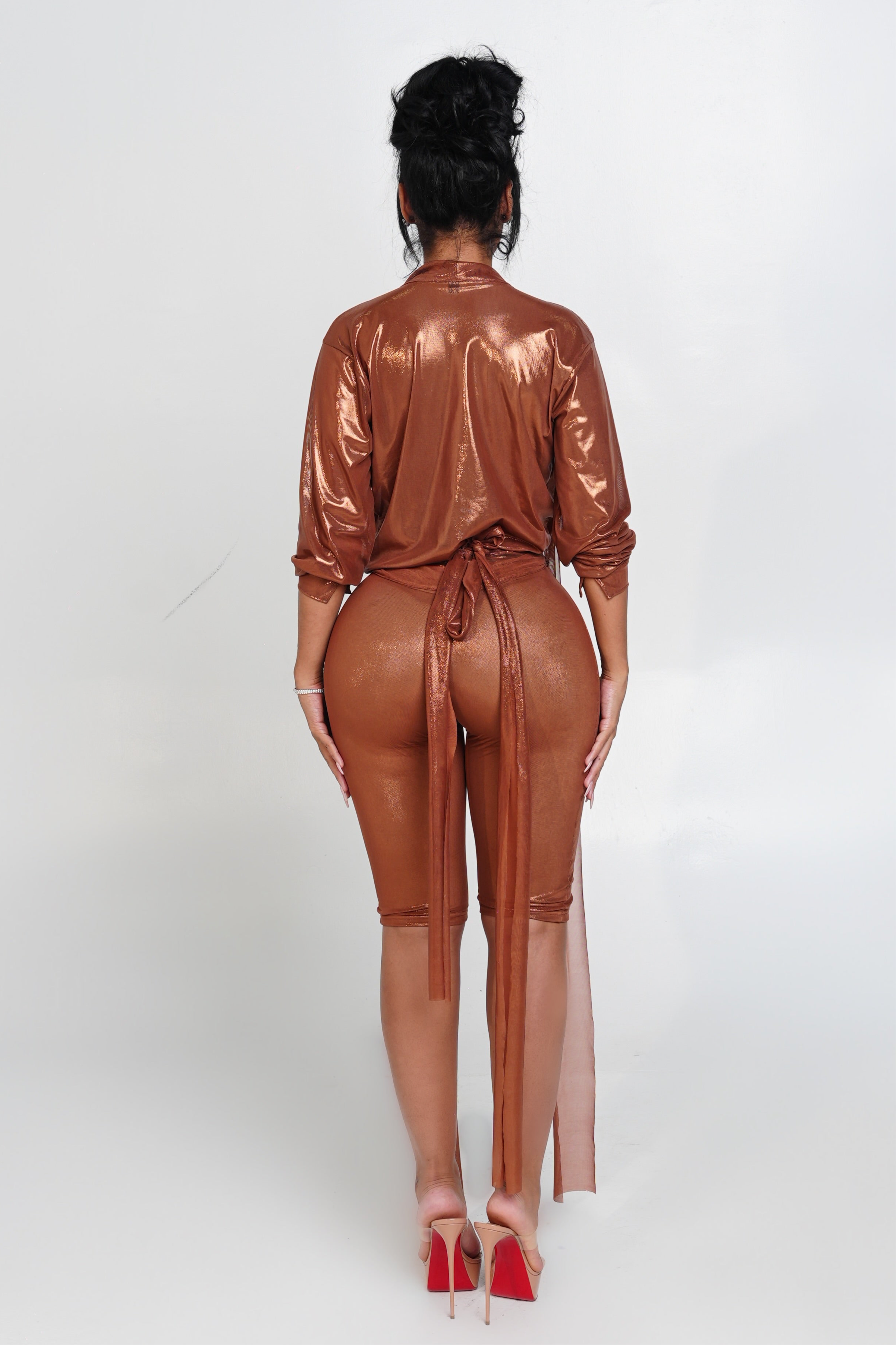 Desire Capri Set Brown