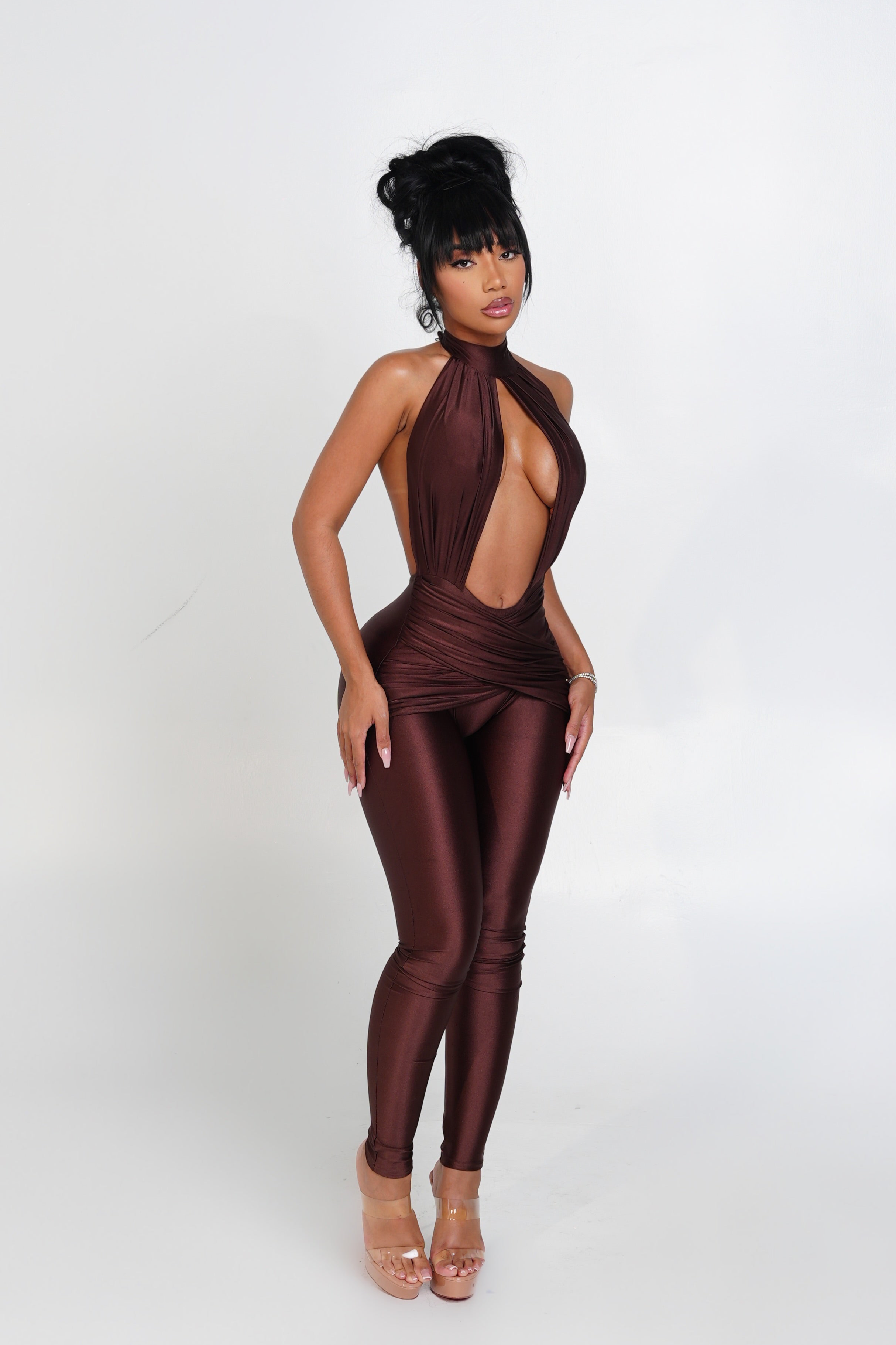 Main Character Jumpsuit BROWN