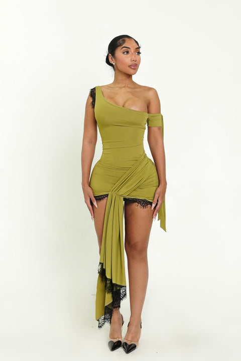 Matcha Moss Mini Dress