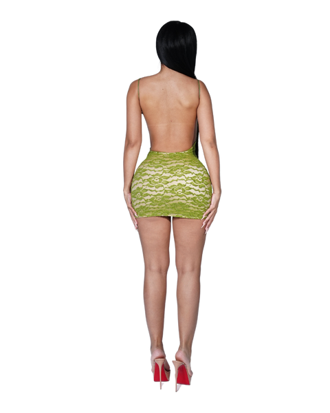 Moss Muse Mini Dress