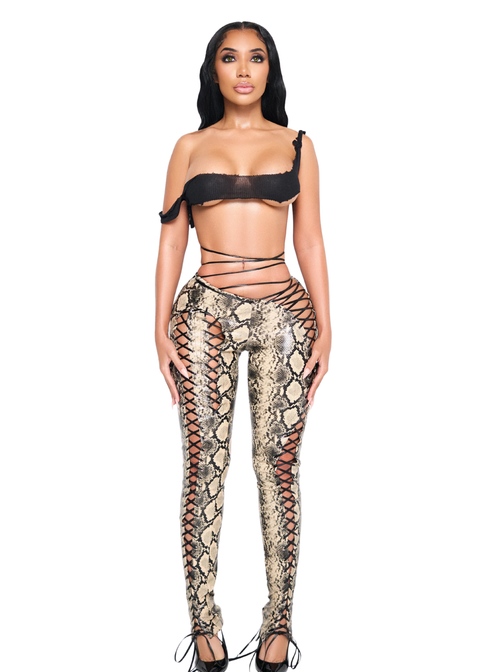 Viper Lace Up Pants