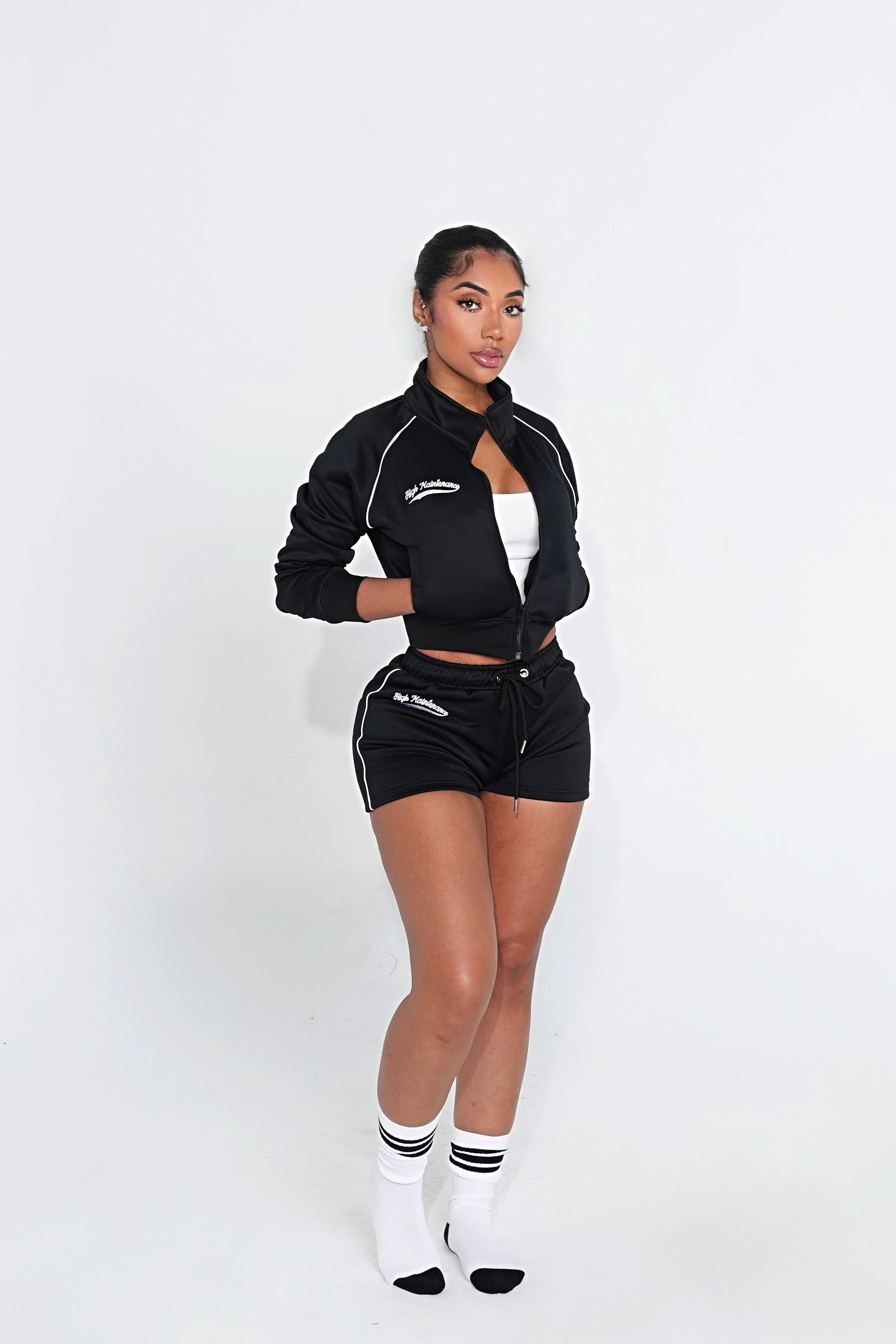 Varsity Black HM Short Set – Autty Simone