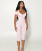Solid Baby Pink Venom Jumpsuit