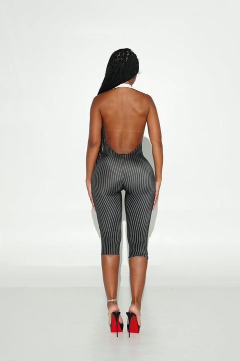 Boss Lady Capri Jumpsuit