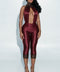 Main Character Jumpsuit Burgundy