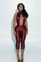 Main Character Jumpsuit Burgundy