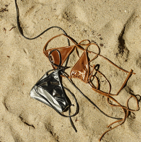 Wet Metallic Bikini