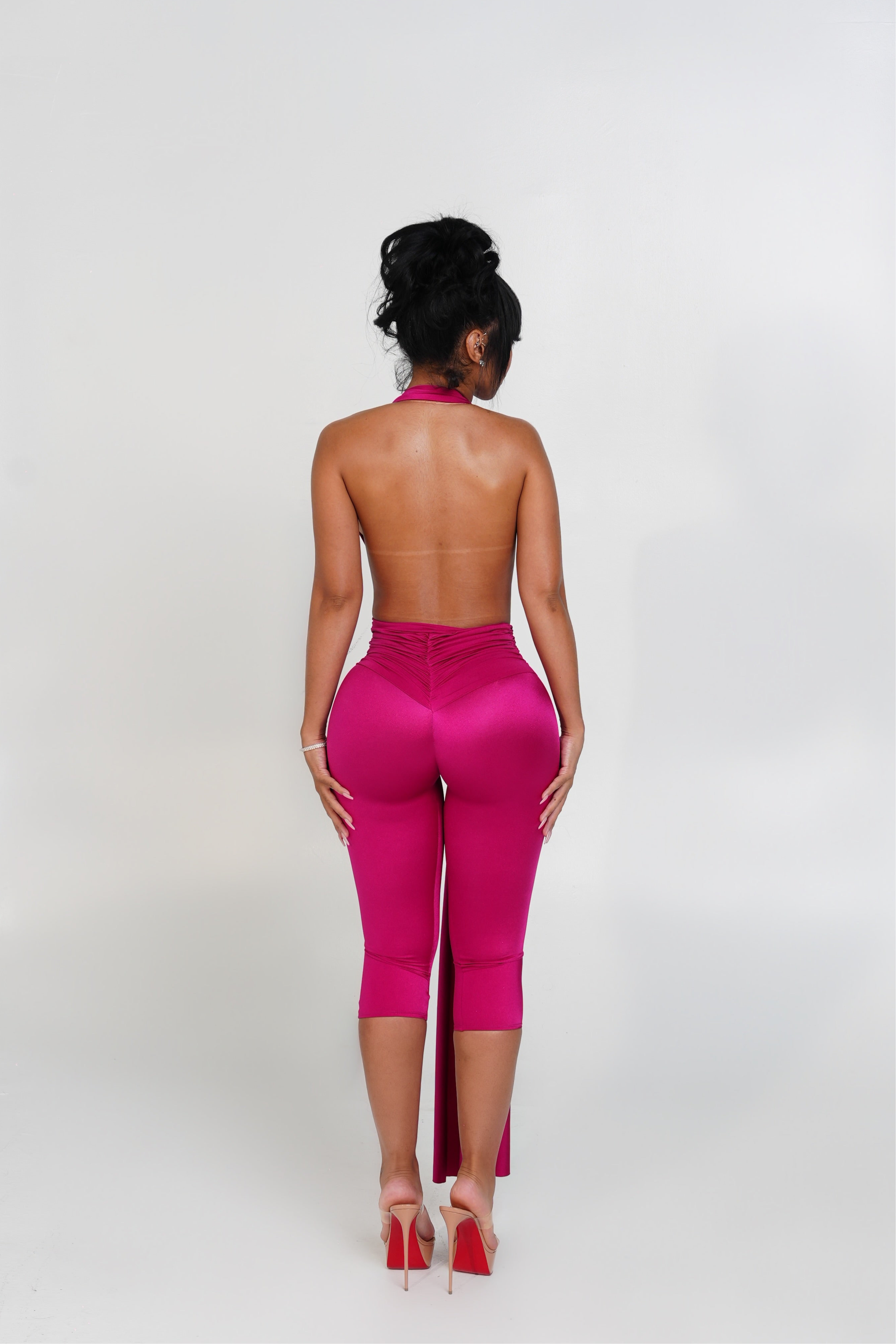 Obsession Jumpsuit Fuschia
