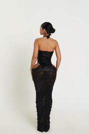 Champaign Shower Dress BLACK