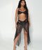 Barthelemy Embellished Skirt Set Black