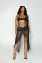 Barthelemy Embellished Skirt Set Black