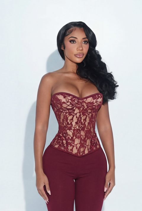 Provocative Corset Burgundy
