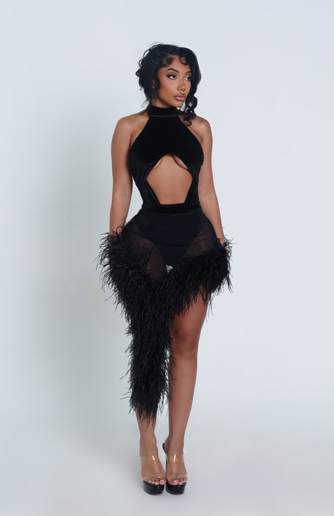 Black Swan Skirt Set