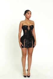 Naughty Mini Dress Black