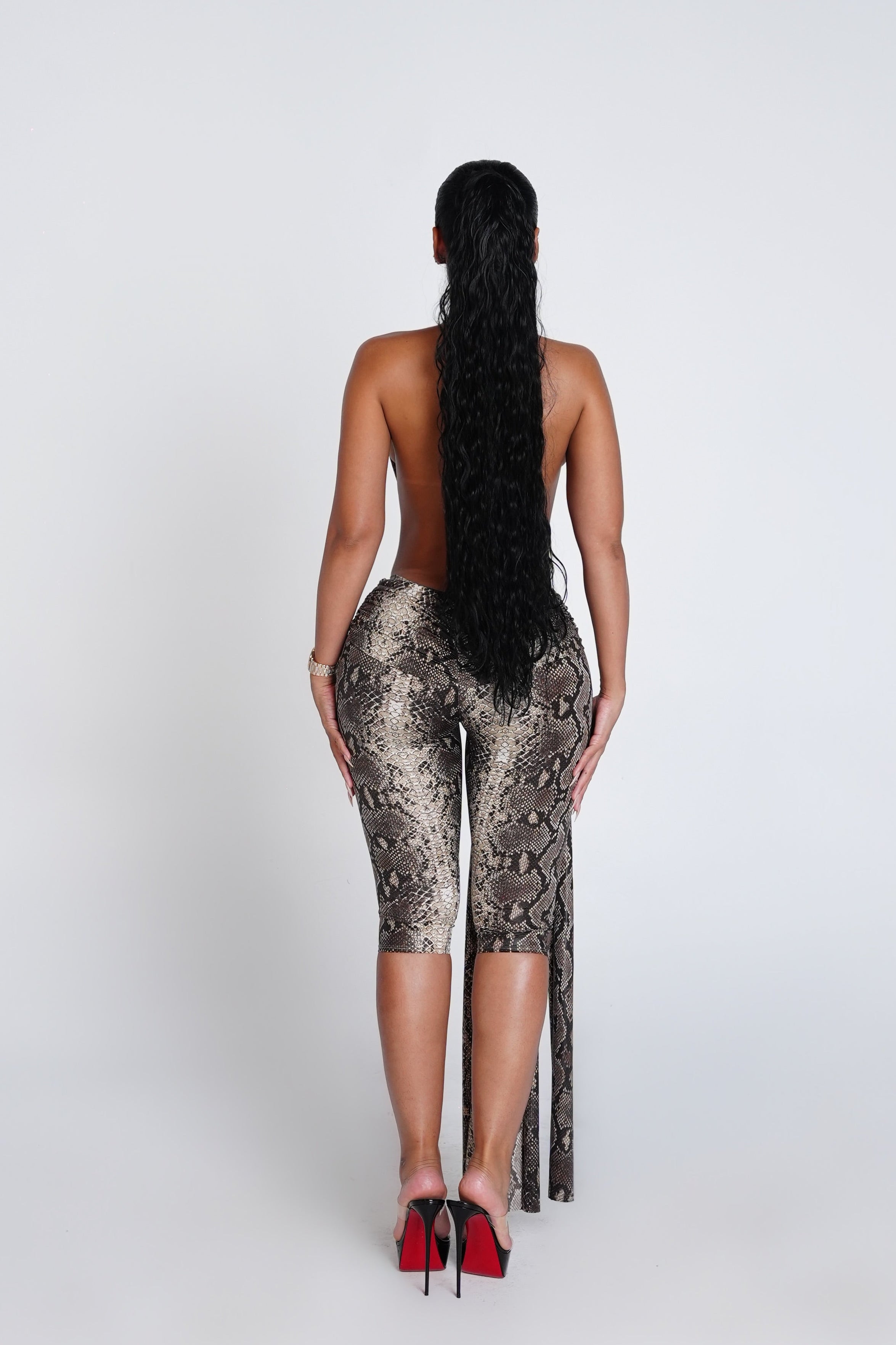 Obsession Jumpsuit Snake Skin