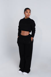 Black Monochrome HM Oversized Joggers