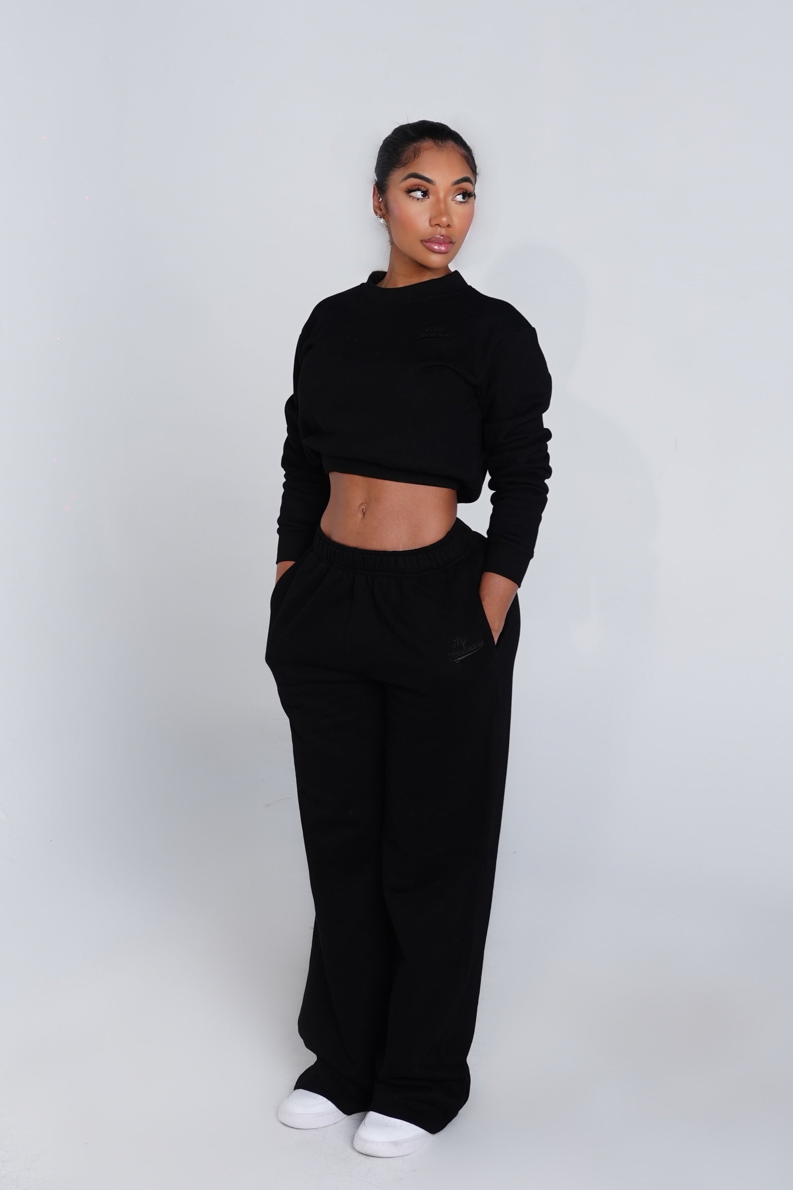 Black Monochrome HM Oversized Joggers