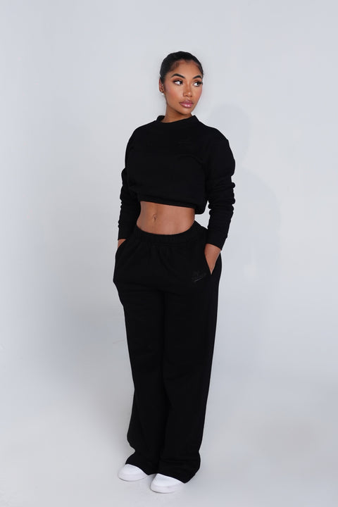 Black Monochrome HM Oversized Joggers