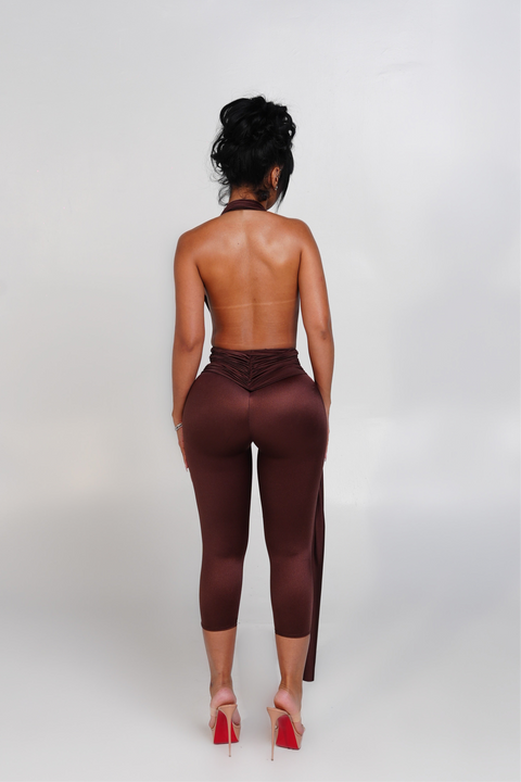 Obsession Jumpsuit Brown