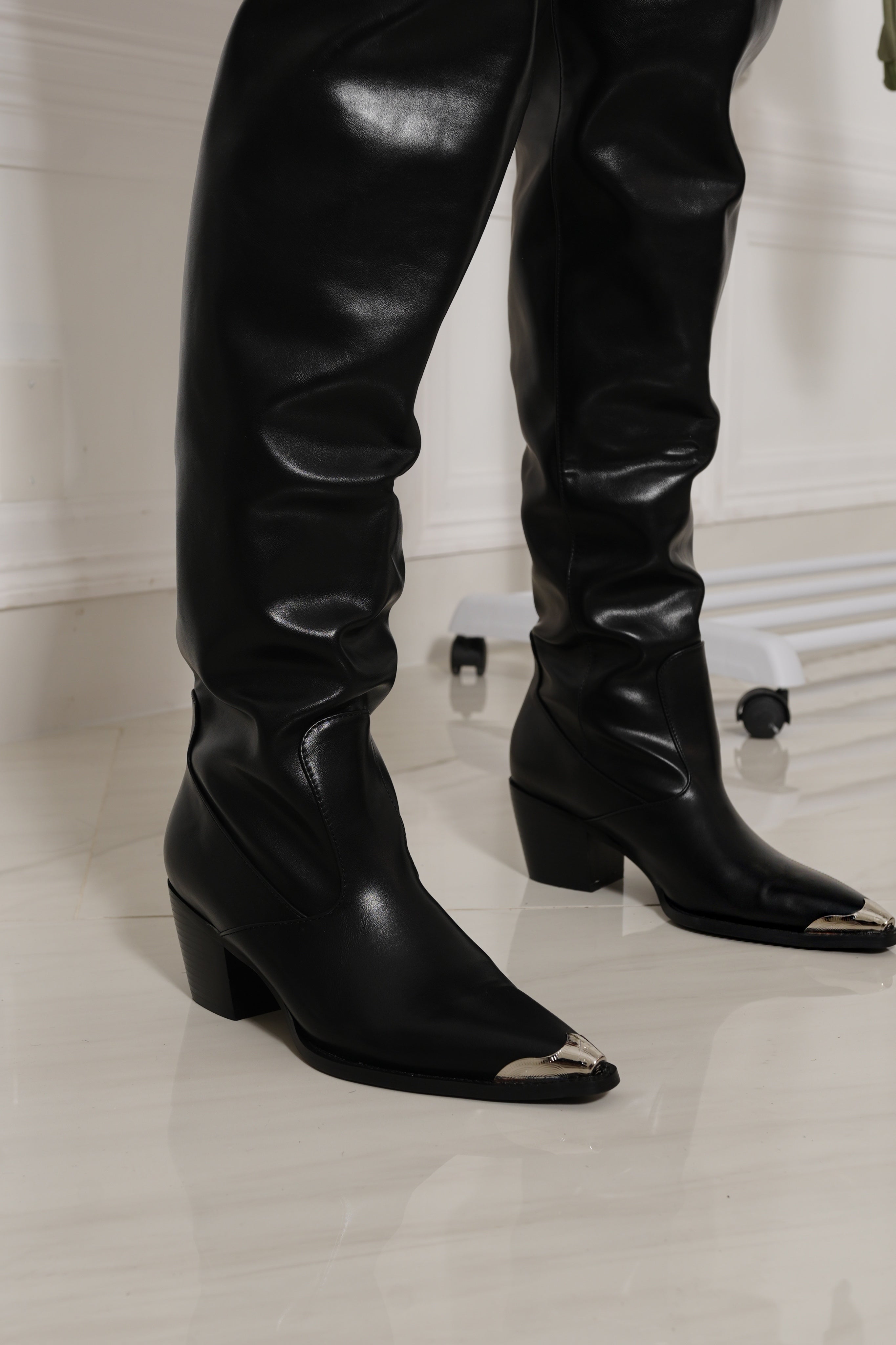 Ms Western Thigh High Boot
