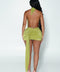 Capri Drape Mini Dress Green