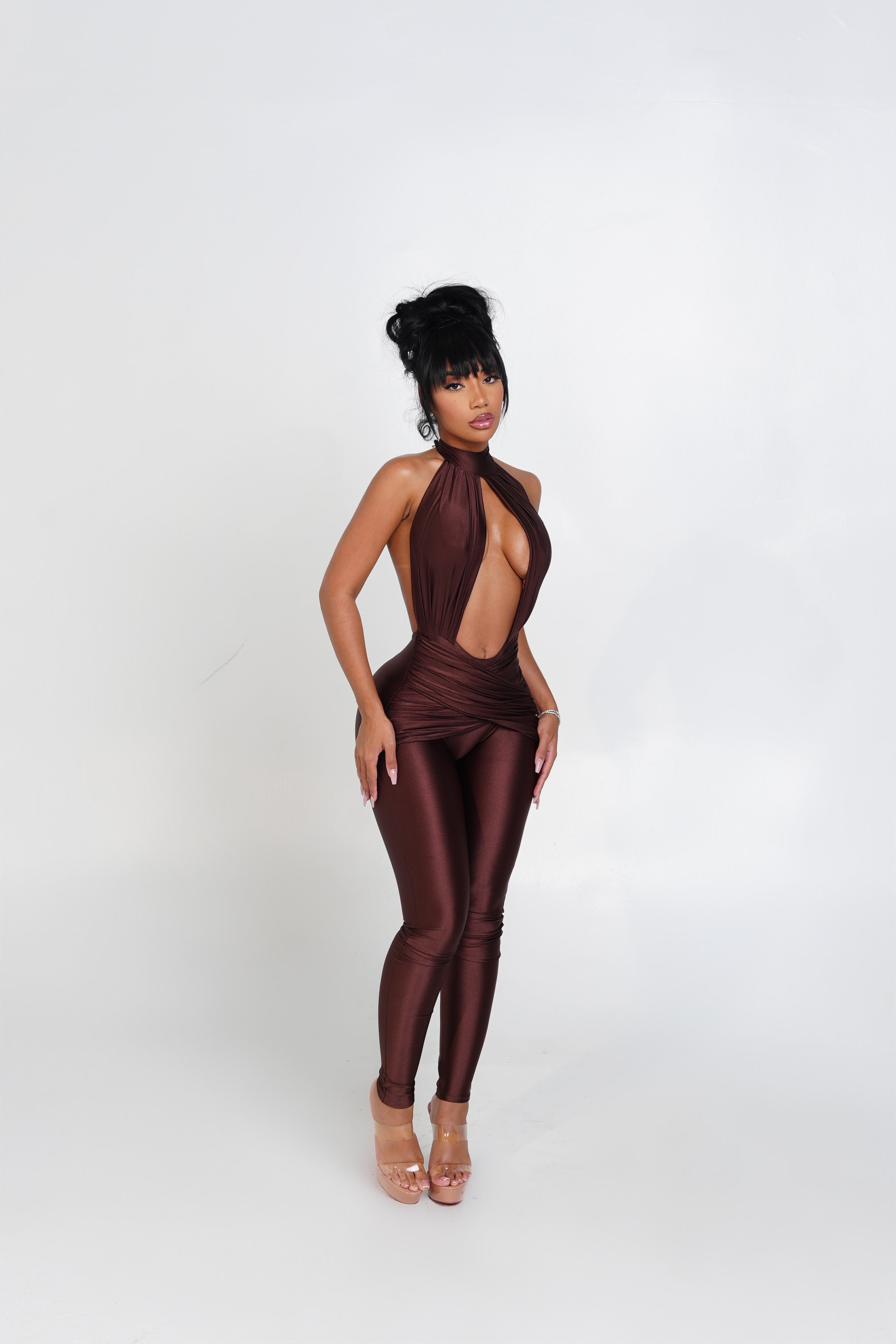 Main Character Jumpsuit BROWN