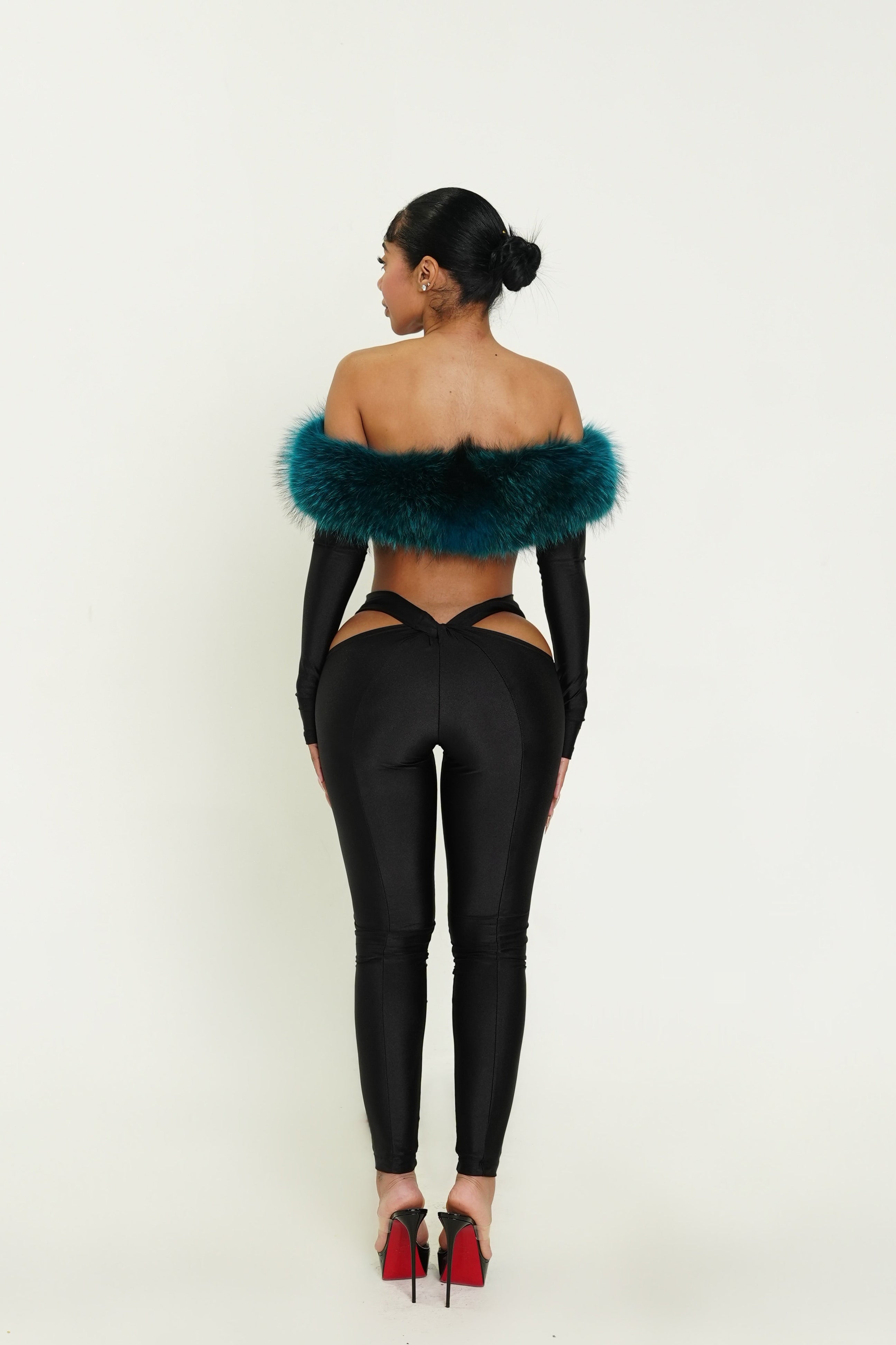 Fur Obsession Set Black
