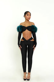 Fur Obsession Set Black
