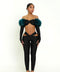 Fur Obsession Set Black