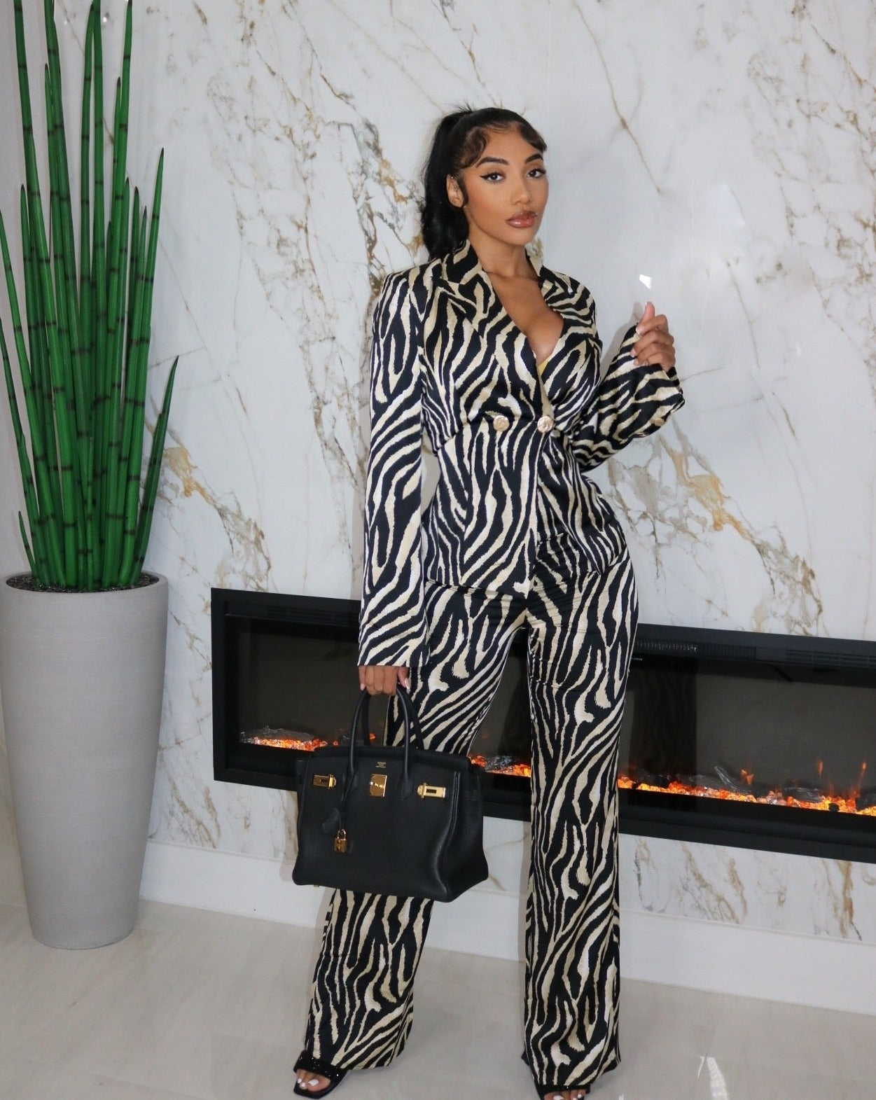 Exotic Blazer Set