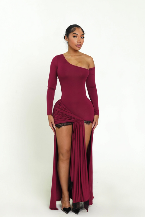 Fine Wine Dress Autty Simone Fine Wine Dress Autty Simone