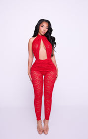 Main Character Jumpsuit - Lace