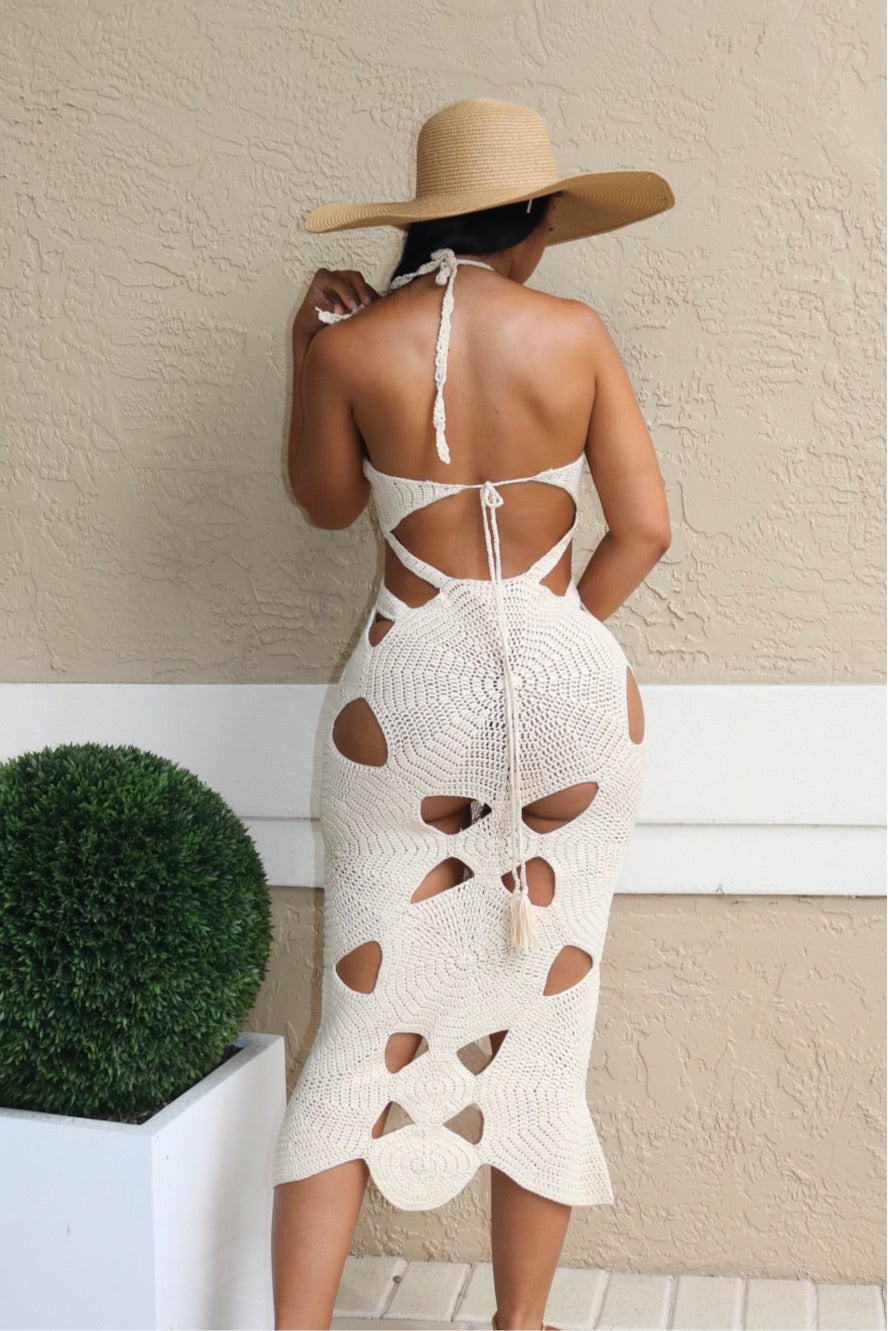 Crochet sexy dress