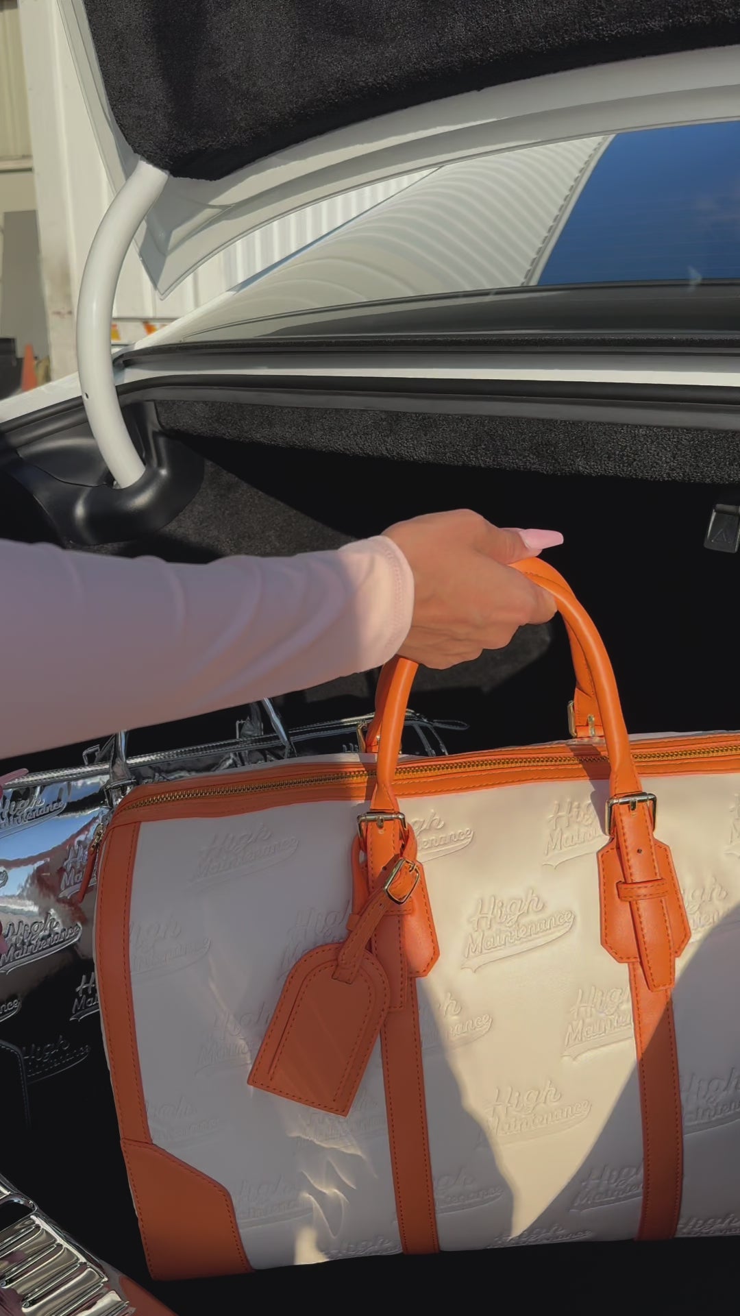 High Maintenance Duffle Bag CREAM